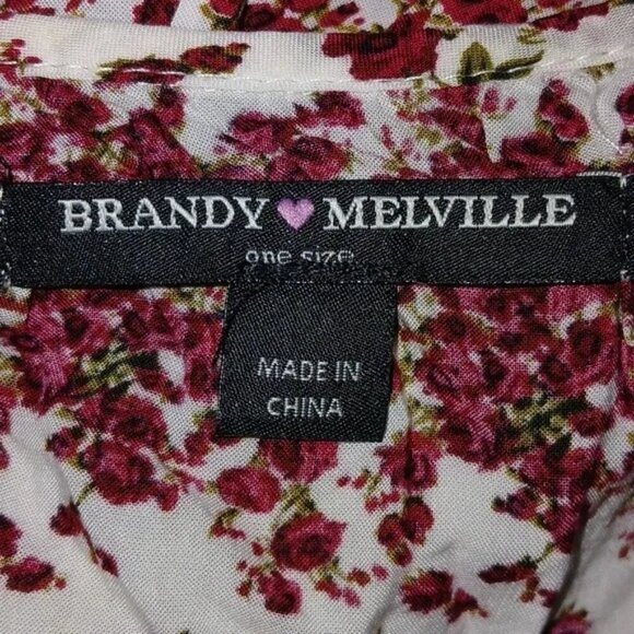 Brandy Melville Rambling Roses Slip Mini Dress - Picture 5 of 7